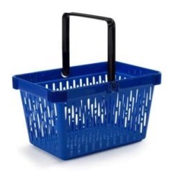 Ostoskori Big 22 L, sininen