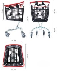 Hyrrä 100 L ostosvaunu - Image 11