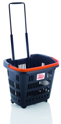 Rollerbasket 34 L, vedettävä ostoskori - Image 7