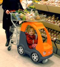 Kid Caddie ostosvaunuauto - Image 4