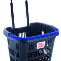Vedettävä ostoskori Rollerbasket 34L