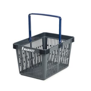 Ostoskori Super 28L  S-market-logolla